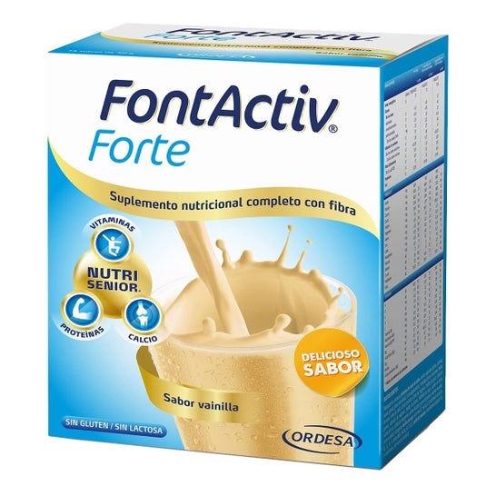 FontActiv Forte Vanille Smaak 14 Zakjes
