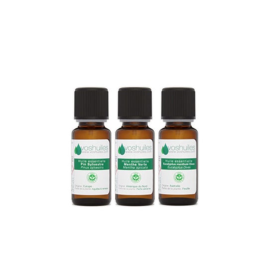Voshuiles Mon Petit Kit Limpieza de Suelos Aceite Esencial 3x10ml