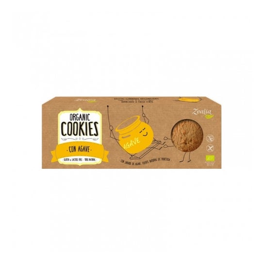 Zealia Cookies con Agave Bio sin Gluten 135g