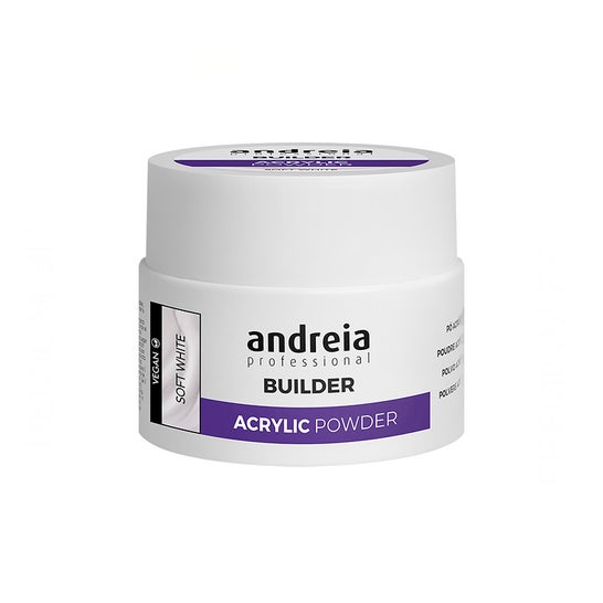 Andreia Professional Acrylic Nail Building Powder White S 35g