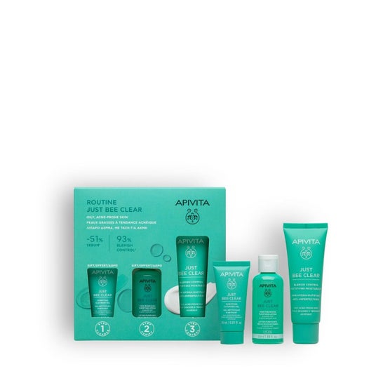 Apivita Cofre Routine Just Bee Clear