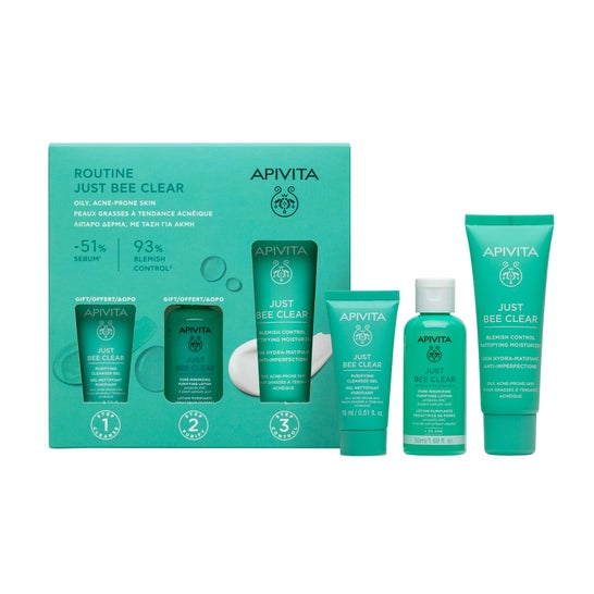 Apivita Cofre Routine Just Bee Clear