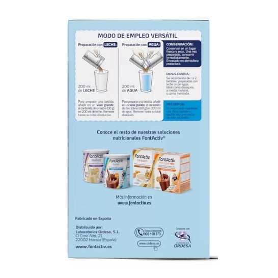 Ordesa Fontactiv Forte Vanillegeschmack 800g Ordesa Fontactiv Forte Vanillegeschmack 800g