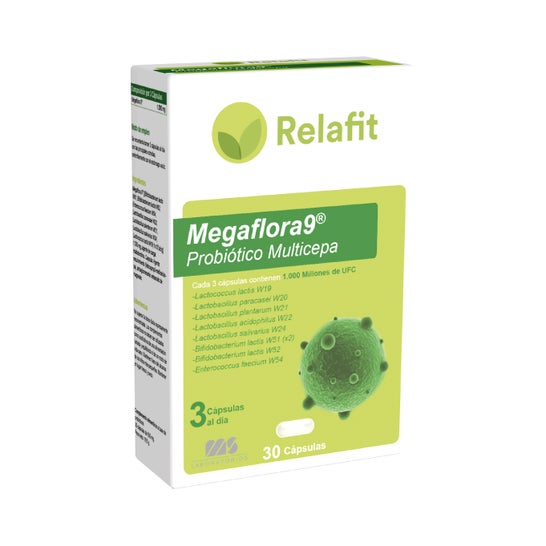 Relafit Megaflora 9 30 cápsulas