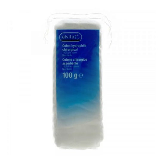Alvita Sterile Hydrophilic Cotton 100g