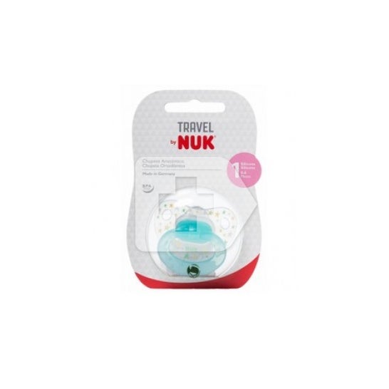 Nuk chupete travel T 1 silicona 1 ud