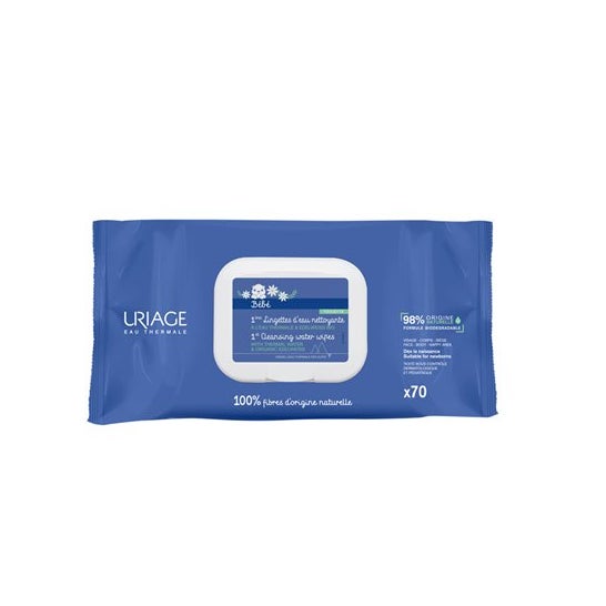 Uriage Baby Cleansing Wipes Thermal Water and Edelweiss 1ud