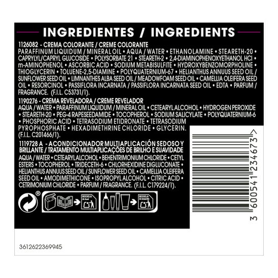 Garnier Olia Permanent Haarkleuring N°5.0 Lichtbruin 4 stuks