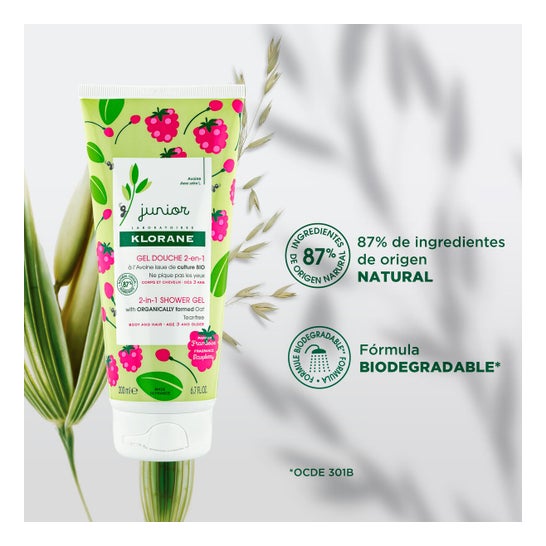 Klorane Gel de Ducha Frambuesa 200 ml