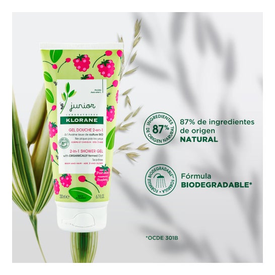 Klorane Gel de Ducha Frambuesa 200 ml