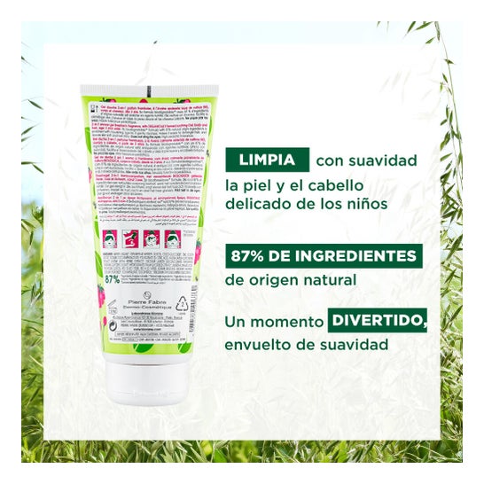 Klorane Gel de Ducha Frambuesa 200 ml