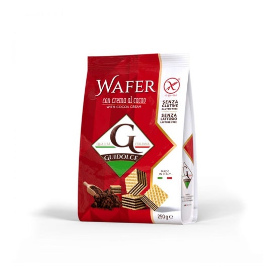 Guidolce Wafer Sabor Cacao Sin Gluten 250g