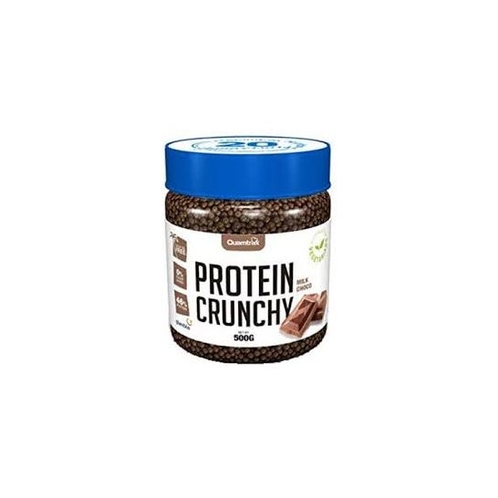 Quamtrax Protein Crunchy de Chocolate con Leche Bio 500g
