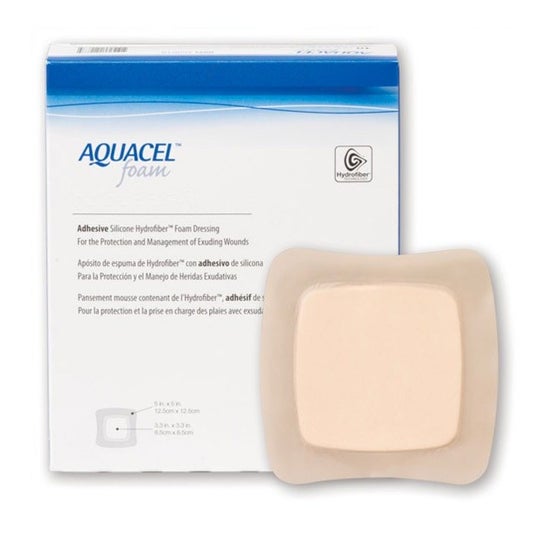 Aquacel Foam Adhesive 17,5x17,5cm 10uts