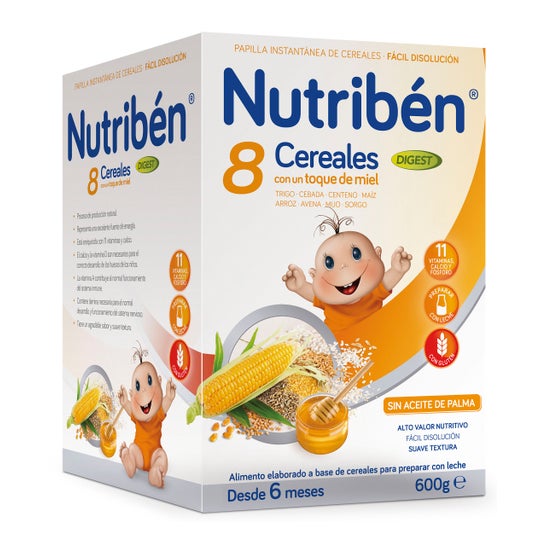Nutribén® 8 cereales con miel y bífidus 600g