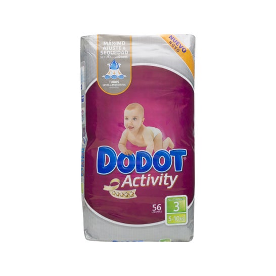 Dodot Attività Baby Diaper T-3 56uds