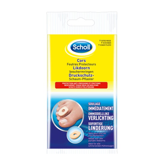 Scholl Fieltro Protector Cors 9uds