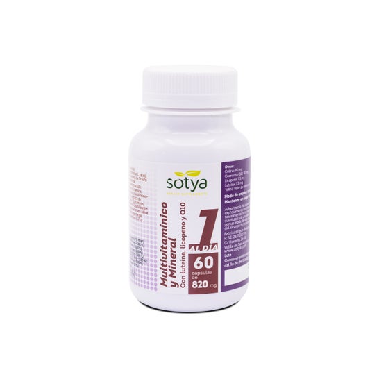 Sotya Multivitamin and Mineral 60 Capsules of 820 mg