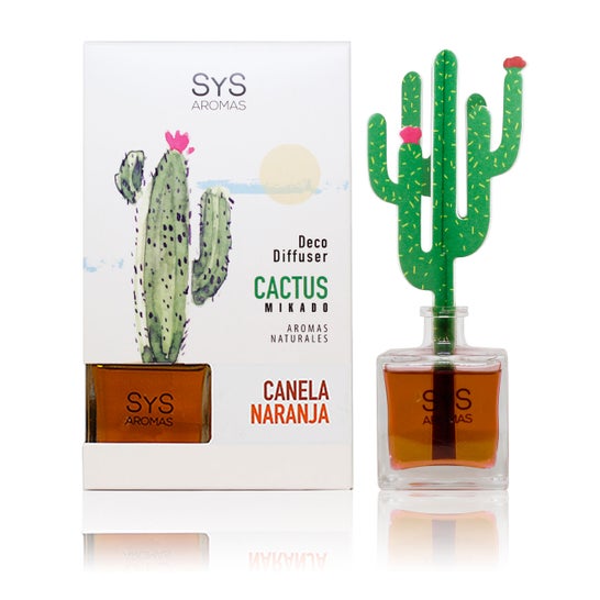 SyS Ambientador Difusor Cactus Canela-Naranja 90ml