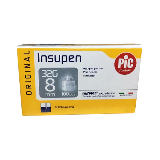Pikdare Insupen Or 32G 8Mm 100 Aghi
