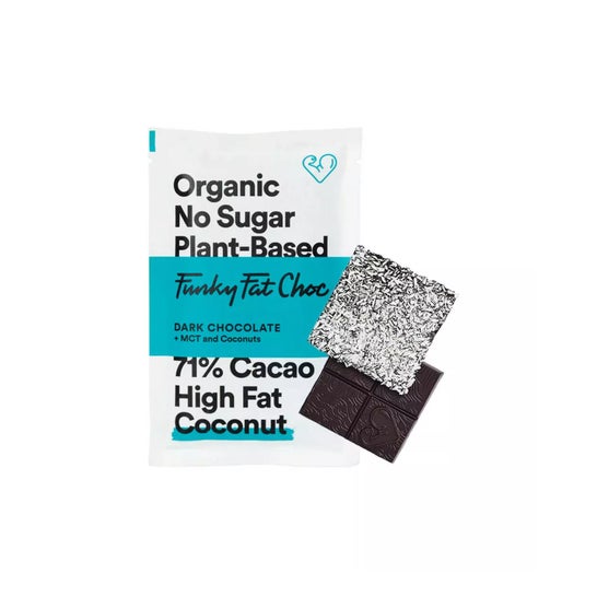 Funky Fat Foods Chocolate Keto con Coco 10x50g