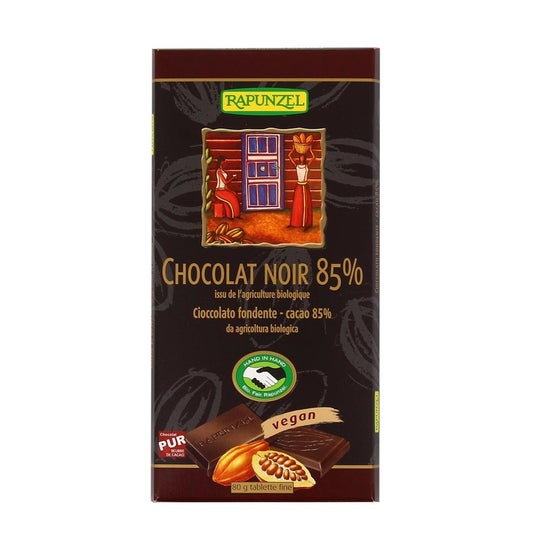 Rapunzel Tavoletta Cioccolato 85% Cacao 80g