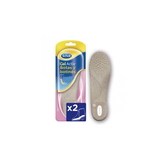 Scholl Insoles Boots and Ankle Boots Gel Activ T 35-40.5 2 Units
