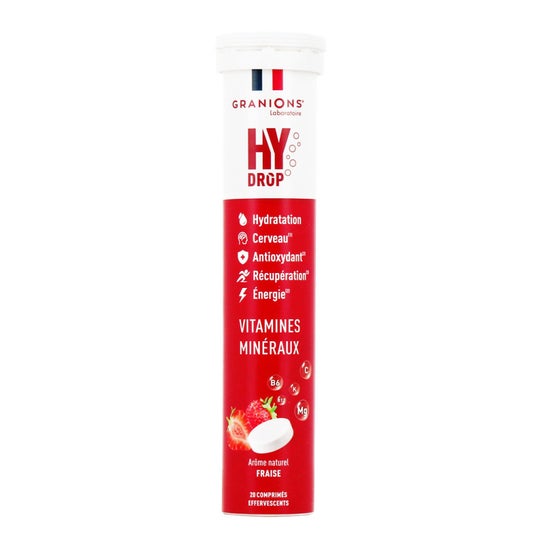 Granions Hydrop Vitaminas Minerales Fresa 20 comp