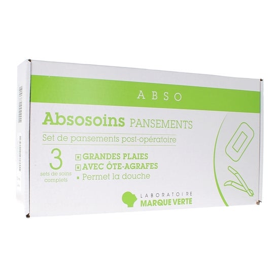 Abso Absosoin Post-Operative Large Wound Dressing Set 3units