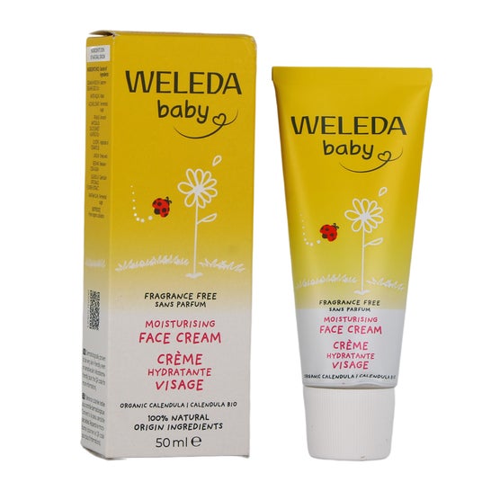 Weleda Baby Calendula Unscented Facial Moisturizing Cream 50 ml