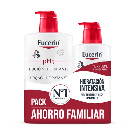 Eucerin® Family Pack pH5 Skin-Protection Lotion 1l + 400ml