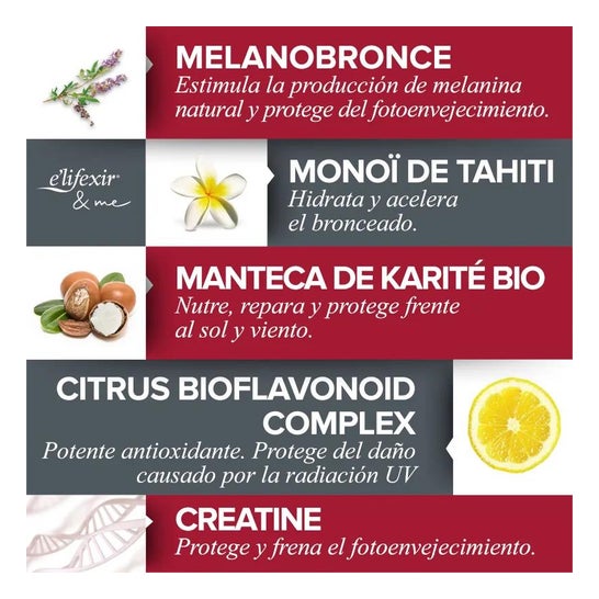 Elifexir Kaneel Huid Intensifier Bruiningsversterker Spf30 150ml Elifexir Kaneel Huid Intensifier Bruiningsversterker Spf30 150ml