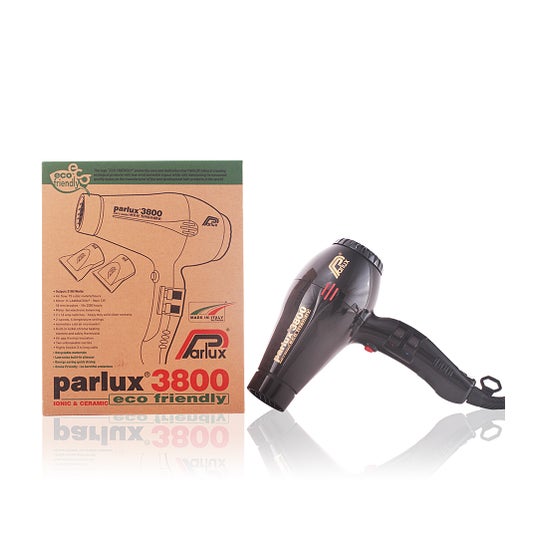 Parlux Ionic & Ceramic 3800 Secador Cabello Negro 1ud