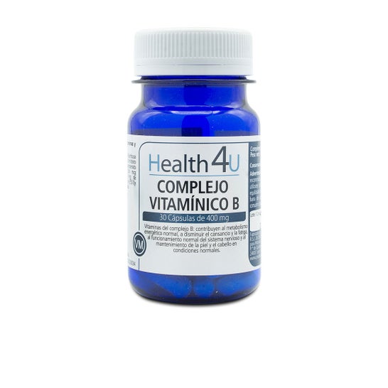 H4U Complejo Vitamínico B 30 Cápsulas De 400 Mg