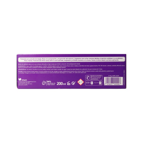 Fisiocrem Gel Active 250ml