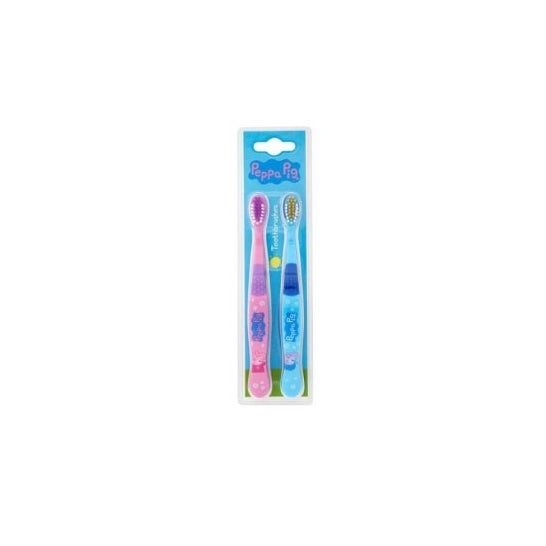 Peppa Pig Children's Toothbrush Pack 2 Units