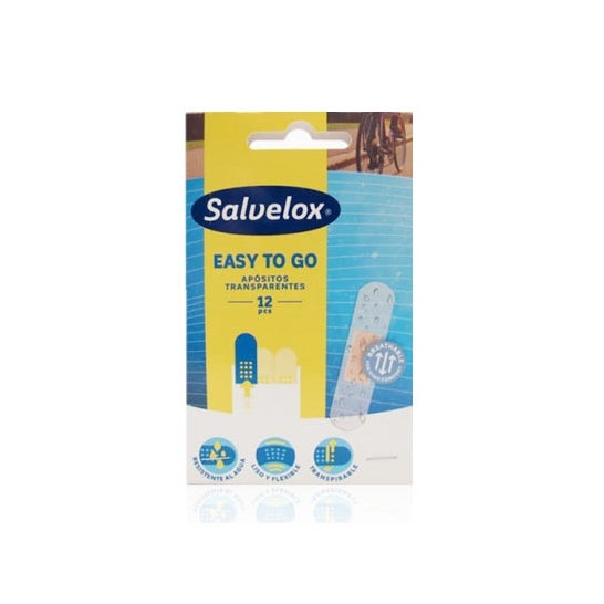 Salvelox Easy To Go Apósito Adhesivo Transparente 12uds