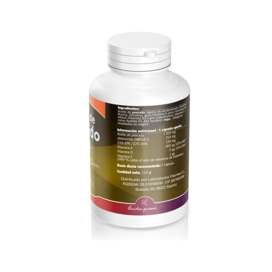 NaturBite Aceite de Pescado 1000 mg 33/22 120 caps