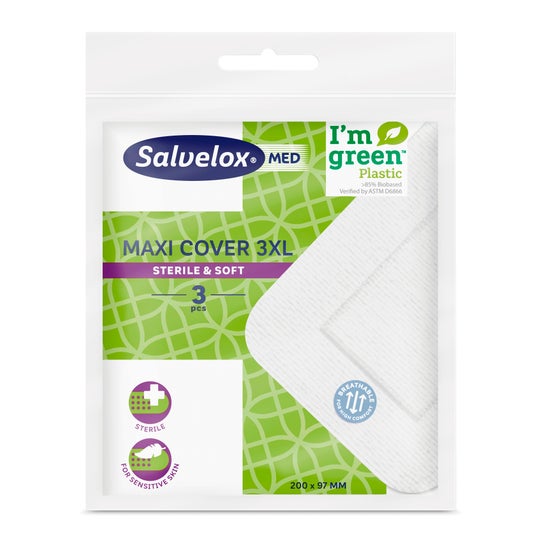 Salvelox Med Maxi Cover Medicazione Sterile 3 Unità