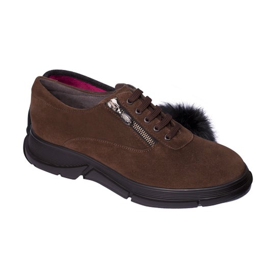 Scholl Bristol Zip Cafe Shoe T40 1 Para