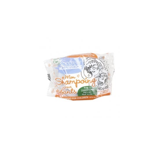 Secrets de Provence Organic Solid Shampoo per bambini 85gr + Gancio
