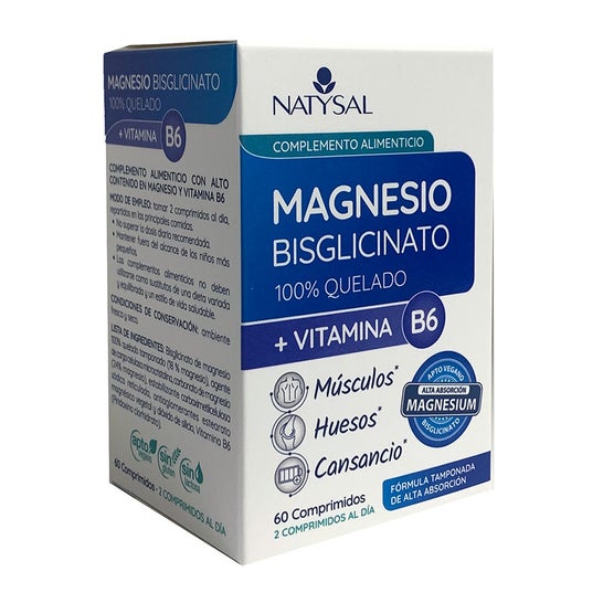 Natysal Magnesium + B6 700 Mg 60 tablets