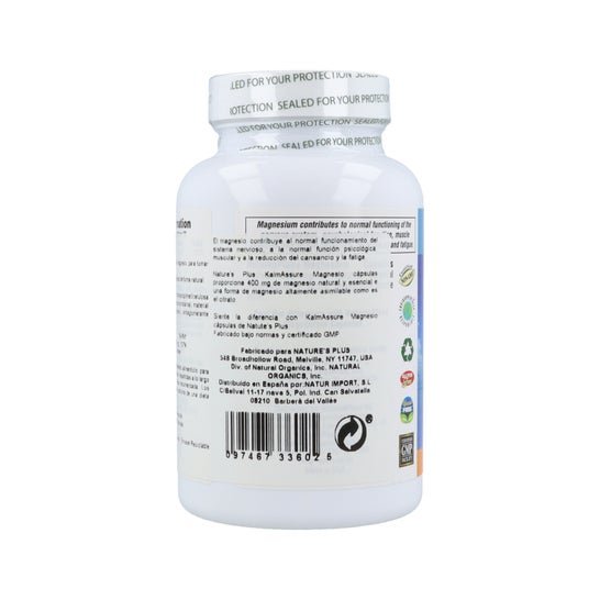 NaturesPlus Magnesio 400 mg 120 caps