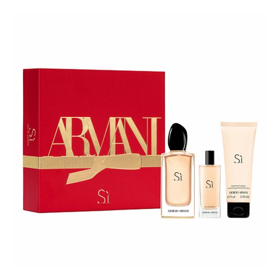 Armani Set Yes Eau Parfum + Body Milk + Mini Eau Parfum