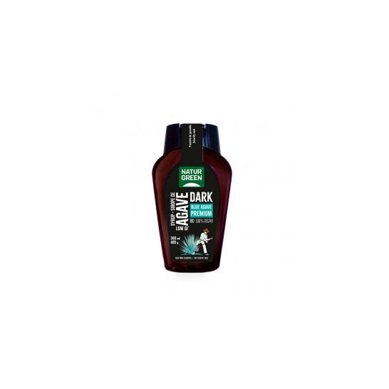Naturgreen økologisk sirup af Agave Dark 360 Ml