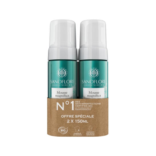 Sanoflore Magnifica Zuiverend Reinigingsschuim Bio 2uts