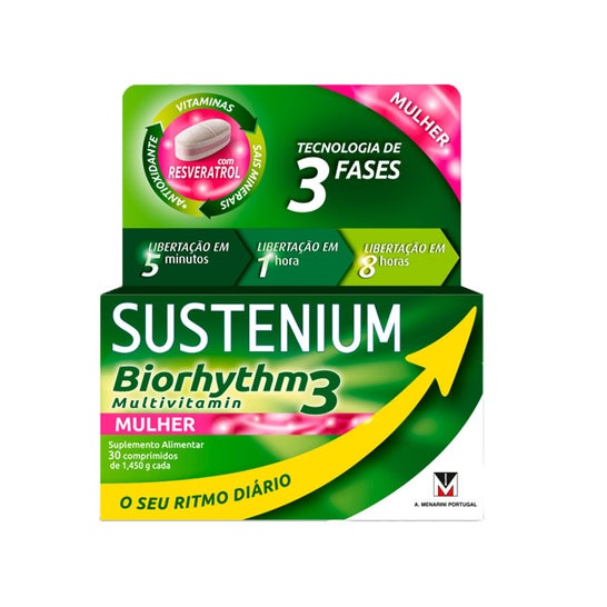 Sustenium Biorhythm 3 Multivitamin Mulher 30comp