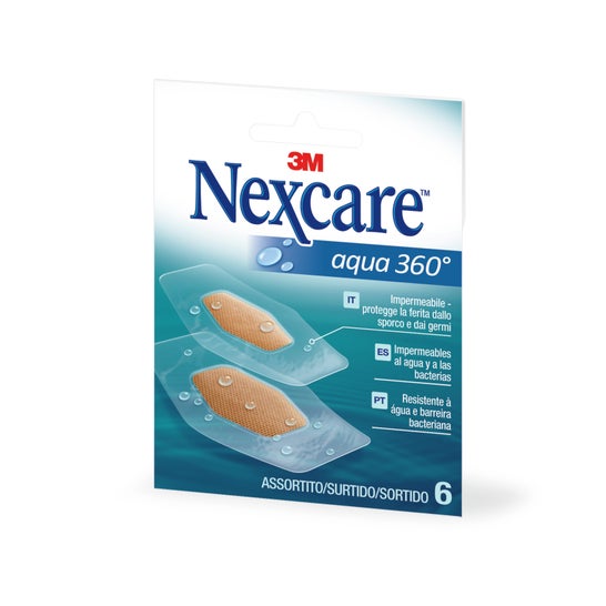 Nexcare® Aqua 360º 6uds lomme klæbestrimler