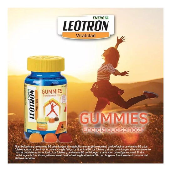 Leotron Gummies Masticables Sabor Limón 60uds Leotron Gummies Masticables Sabor Limón 60uds