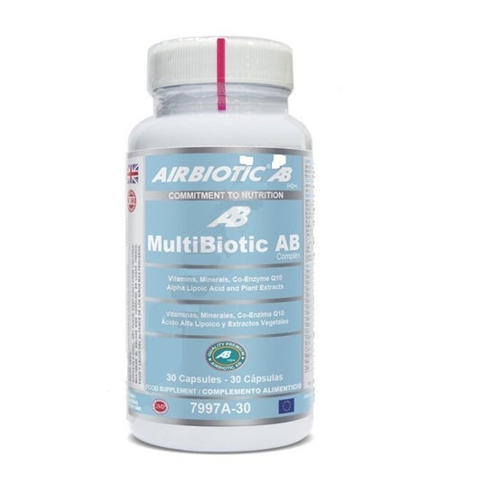 Airbiotic Multibiotic Multibiotic Complex Multinutrient 30caps